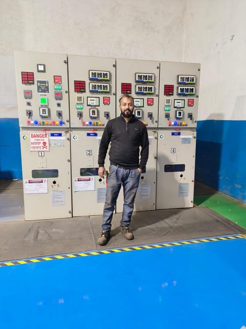 GS Electricals at an 11kV VCB panel and switchgear installation